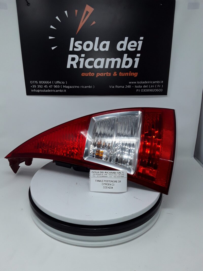 Fanale Usato - Posteriore Destro Citroen C 3