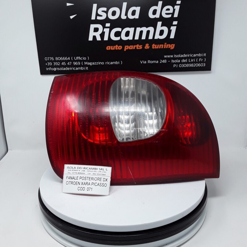 Fanale  Usato - Posteriore Destro Citroen Xsara Picasso