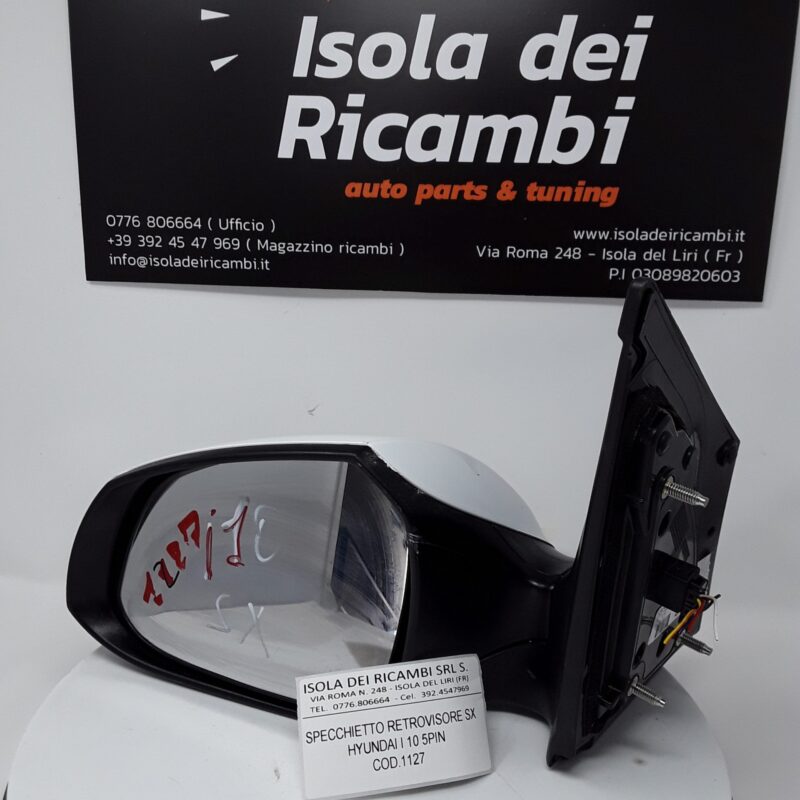 Specchietto Usato -  Retrovisore Sinistro Hyundai I10 5 Pin
