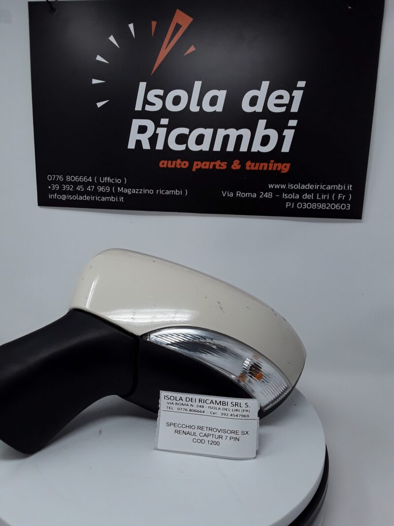 Specchietto Usato - Retrovisore Sinistro  Renault Captur 7 Pin