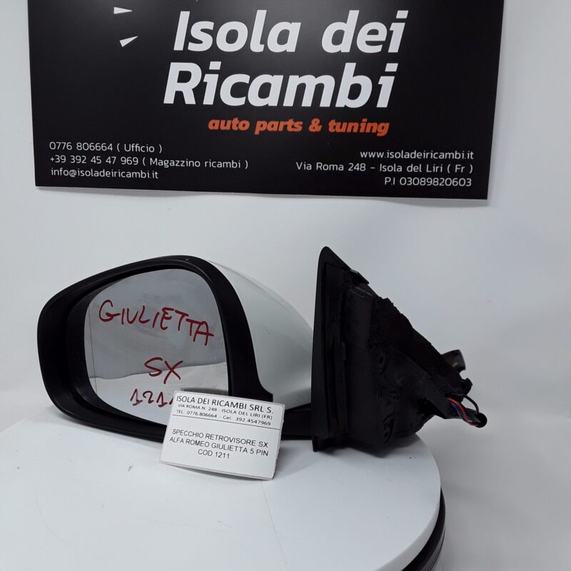 Specchietto Usato -  Retrovisore Sinistro Alfa Romeo Giulietta 5 Pin
