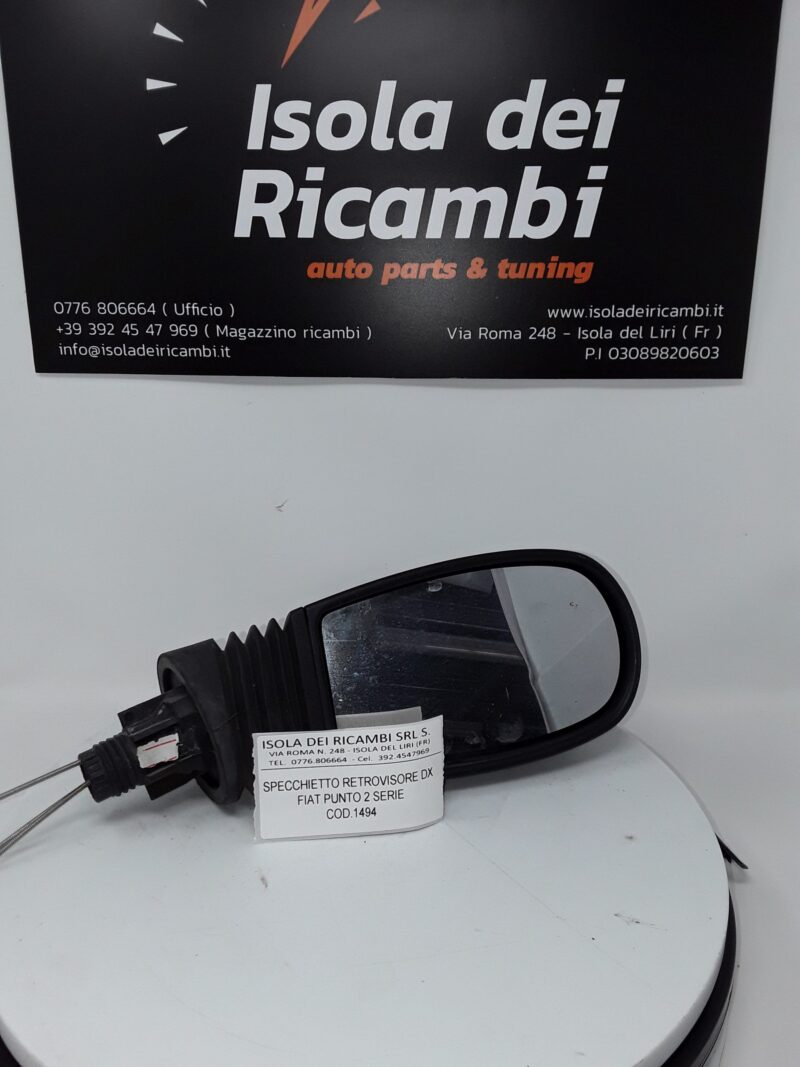 Specchietto Usato -  Retrovisore Destro  Fiat Punto 2° Serie