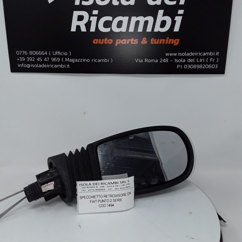 Specchietto Usato -  Retrovisore Destro  Fiat Punto 2° Serie