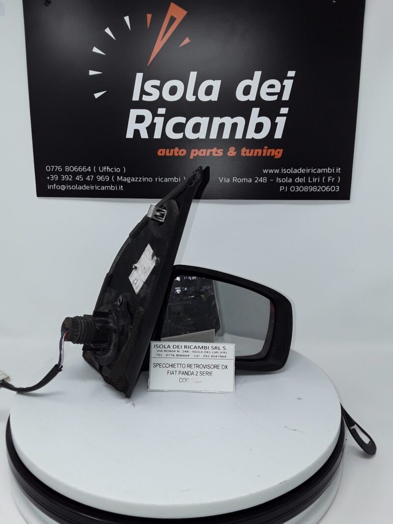 Specchietto Usato -  Retrovisore Destro Fiat Panda 2° Serie