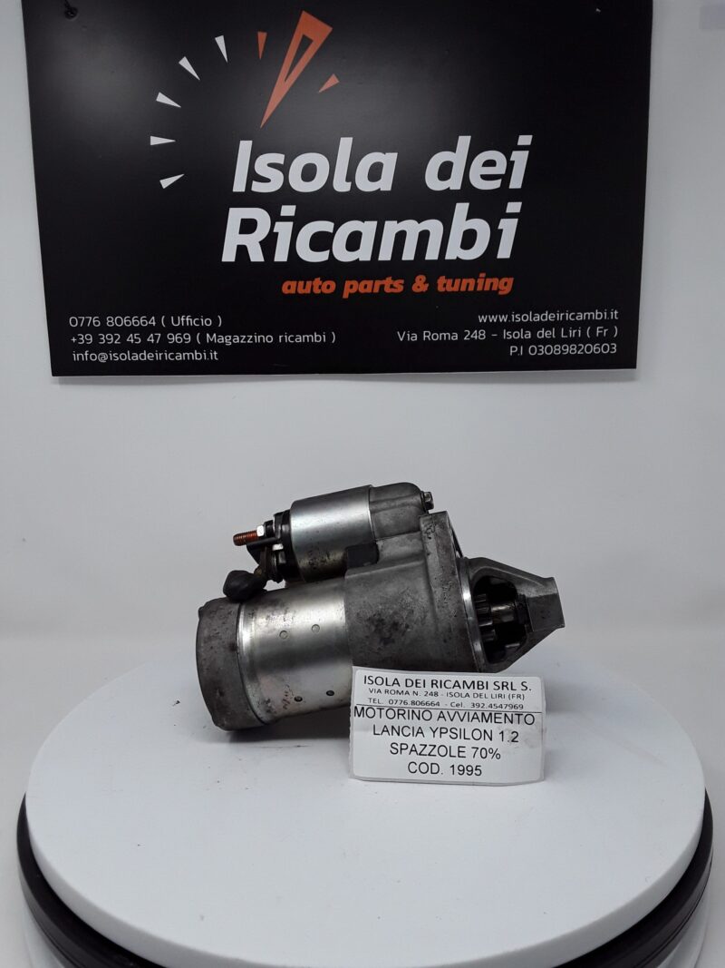 Motorino Avviamento Usato - Lancia Ypsilon Cilindrata 1.2 Spazzole 70%