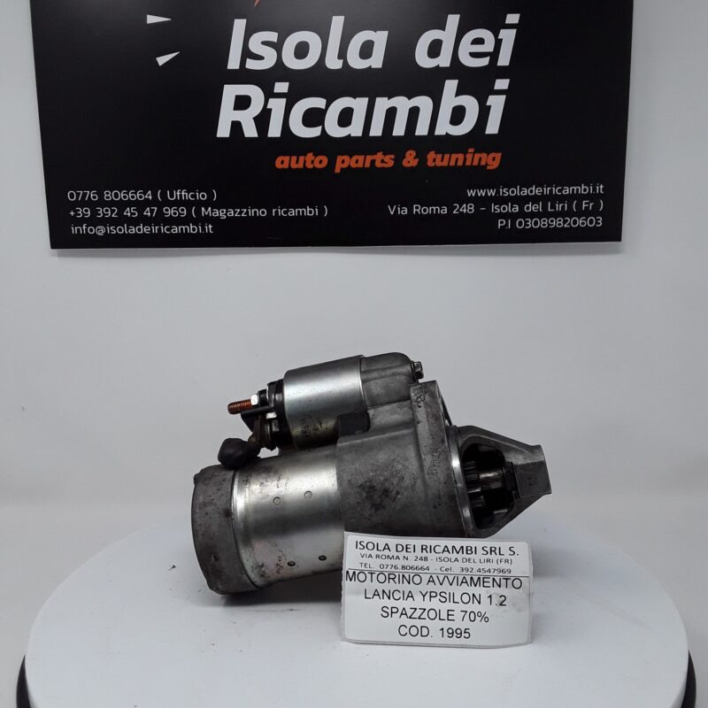 Motorino Avviamento Usato - Lancia Ypsilon Cilindrata 1.2 Spazzole 70%