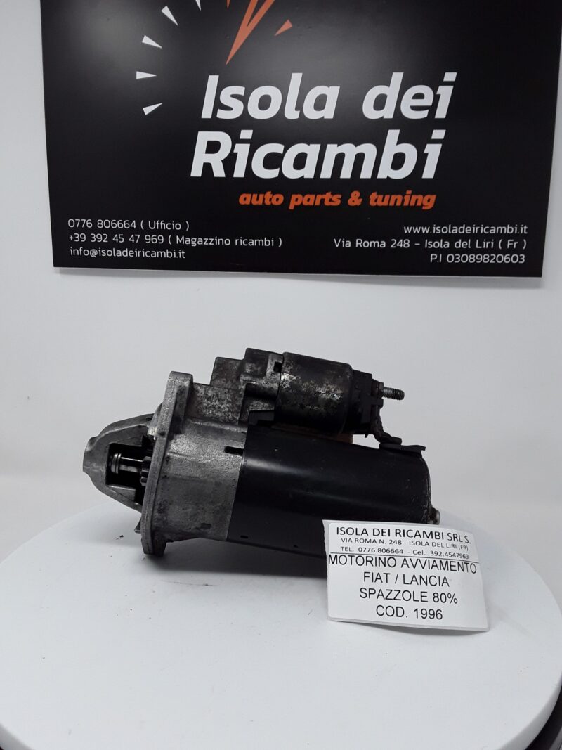 Motorino Avviamento Usato - Fiat Lancia  Spazzole 80%