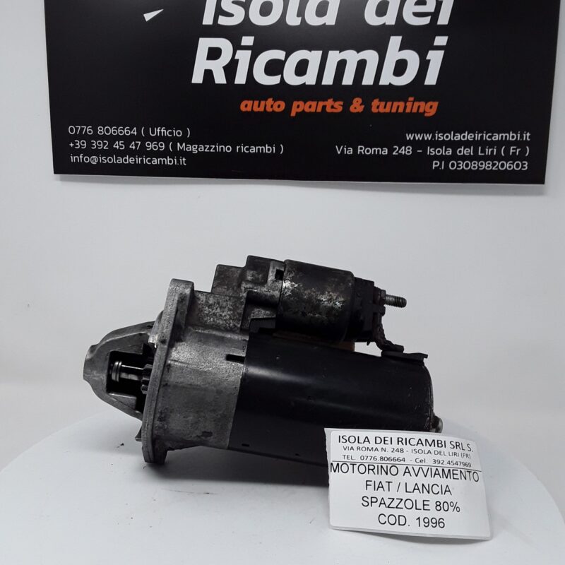 Motorino Avviamento Usato - Fiat Lancia  Spazzole 80%