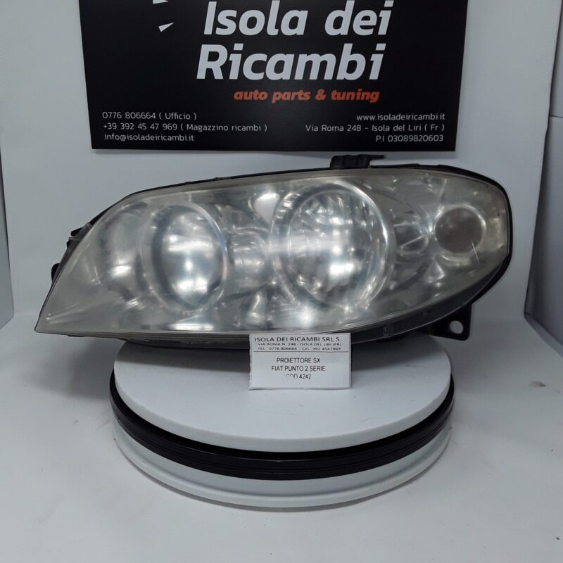 Fanale Usato - Anteriore Sinistro Fiat Punto 2° Serie