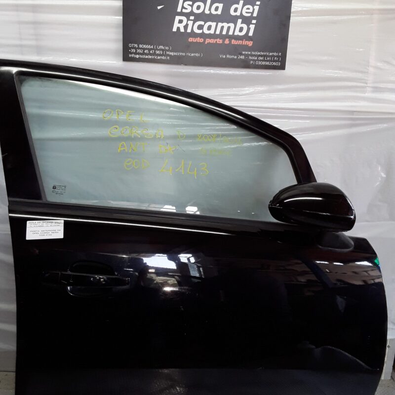 Sportello Usato -  Anteriore Destro Opel Corsa D 5 Porte Anno 2007/2016