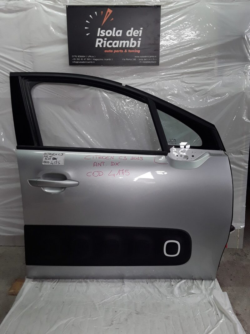 Sportello Usato - Anteriore Destro Citroen C 3 Anno 2019