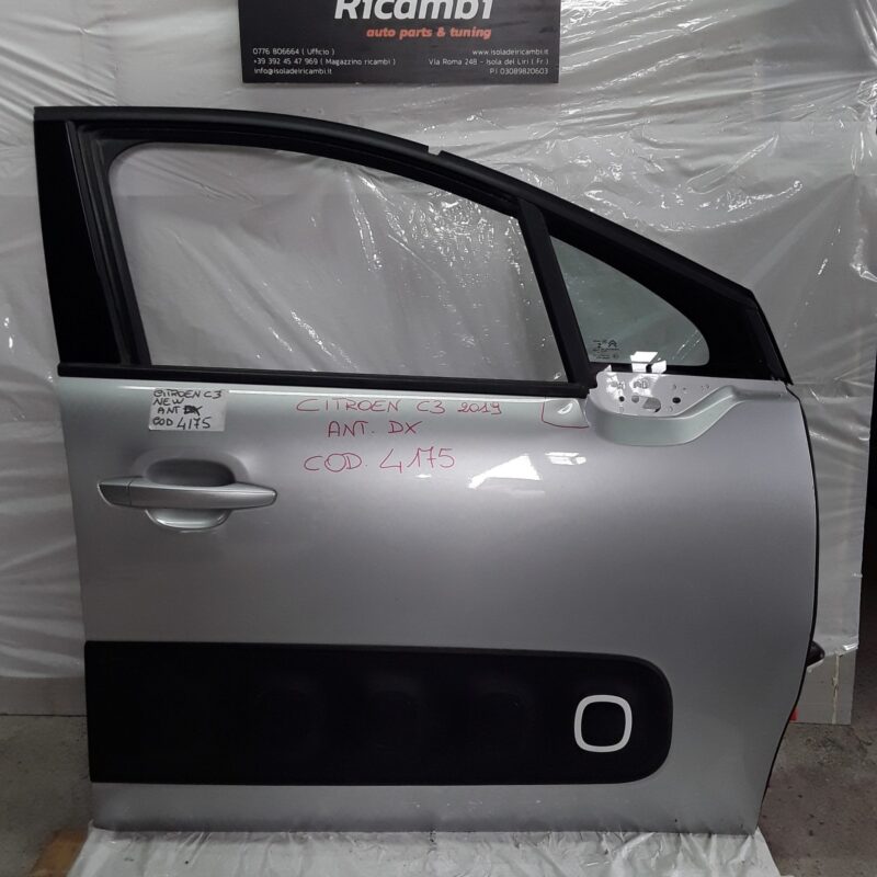 Sportello Usato - Anteriore Destro Citroen C 3 Anno 2019