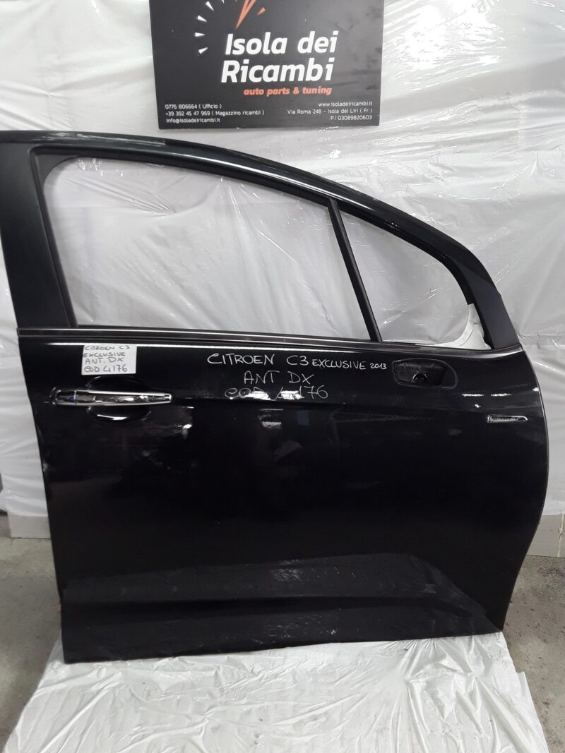 Porta Usata - Anteriore Destro Citroen C3 Exclusive 2013
