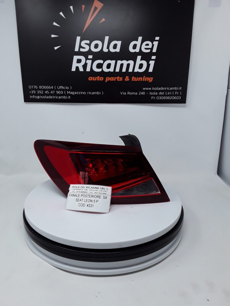 Fanale Usato -  Posteriore Sinistro Seat Leon 5 Porte