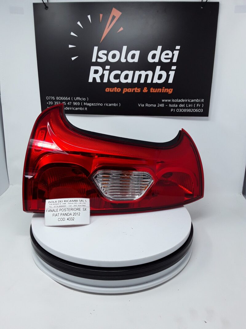 Fanale Usato -  Posteriore Sinistro Fiat Panda Anno 2012