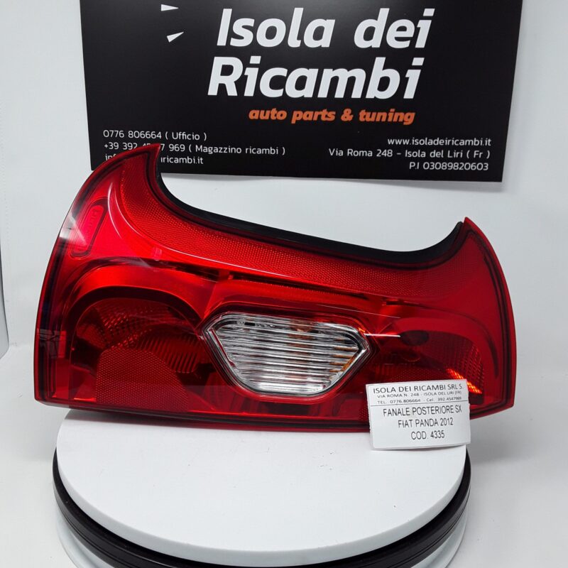 Fanale Usato - Posteriore Sinistro Fiat Panda Anno 2012