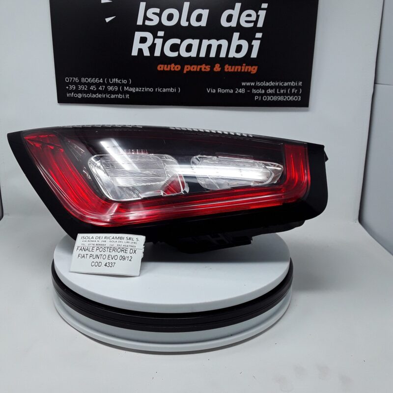 Fanale Usato -  Posteriore Destro Fiat Punto Evo Anno 2009/2012