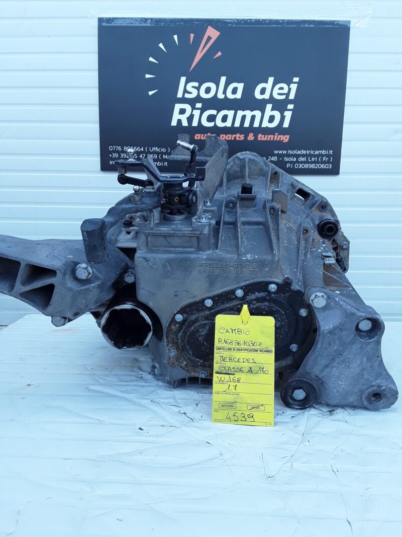 Cambio Manuale Usato - Mercedes Classe A  170 W168/160 W169  Anno 2004/2012