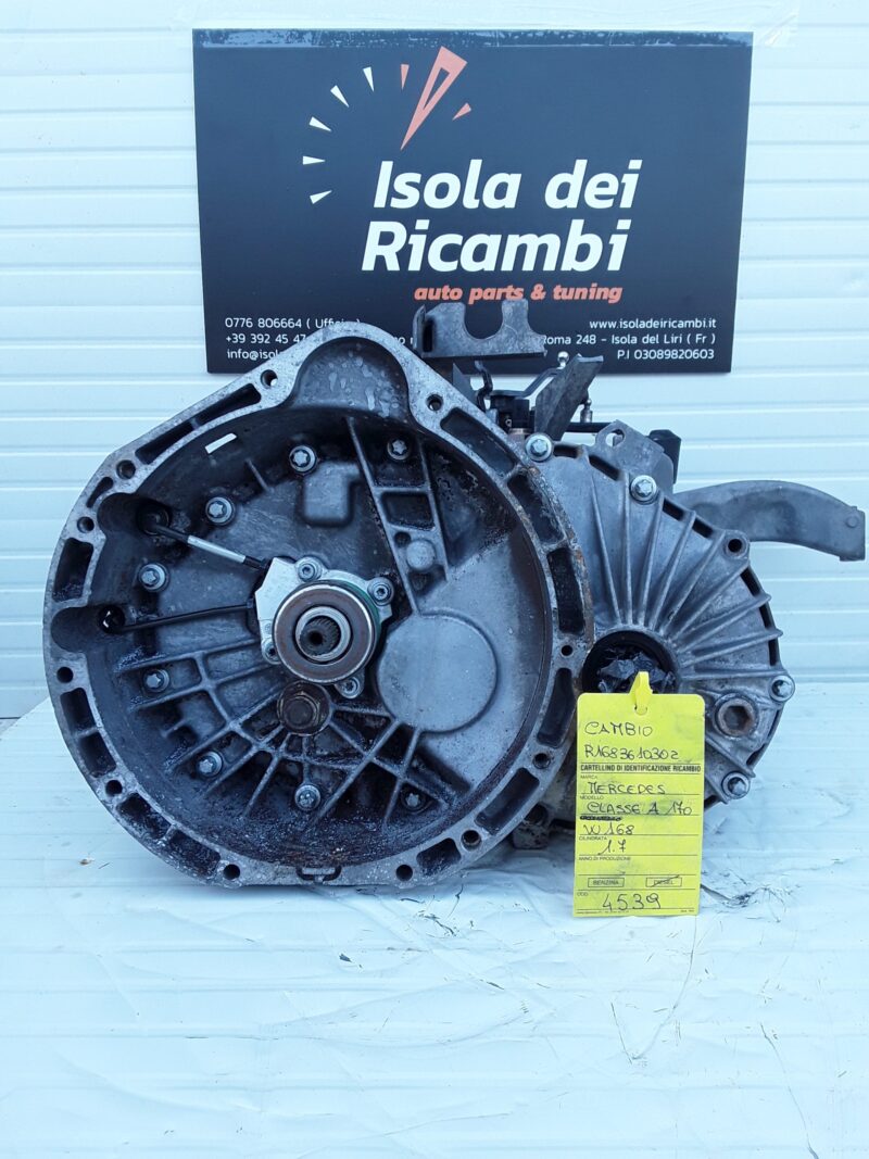 Cambio Manuale Usato - Mercedes Classe A  170 W168/160 W169  Anno 2004/2012