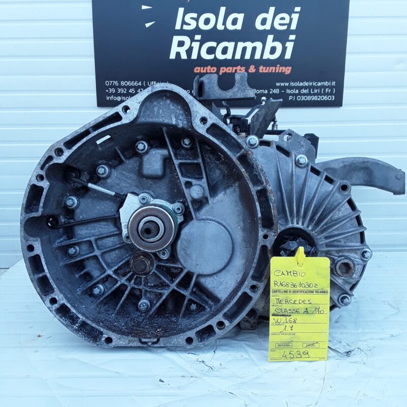 Cambio Manuale Usato - Mercedes Classe A  170 W168/160 W169  Anno 2004/2012