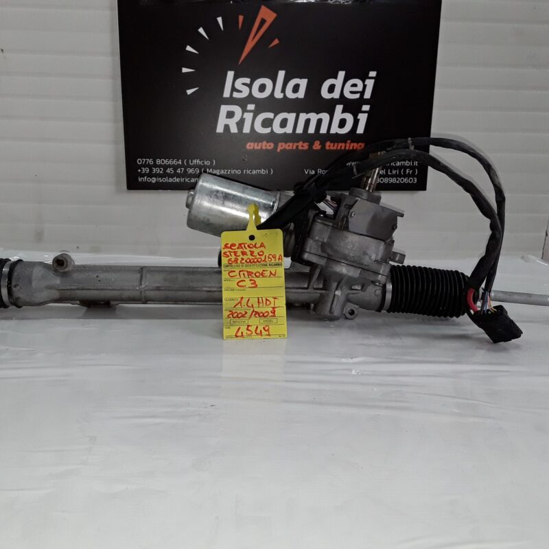 Scatola Sterzo Usata - Citroen C 3 Anno 2002/2009 Motore Elettrico