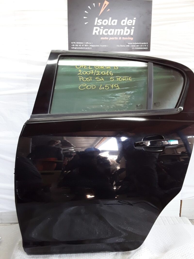 Sportello Usato -  Posteriore Sinistro Opel Corsa D 5 Porte Anno 2007/2016