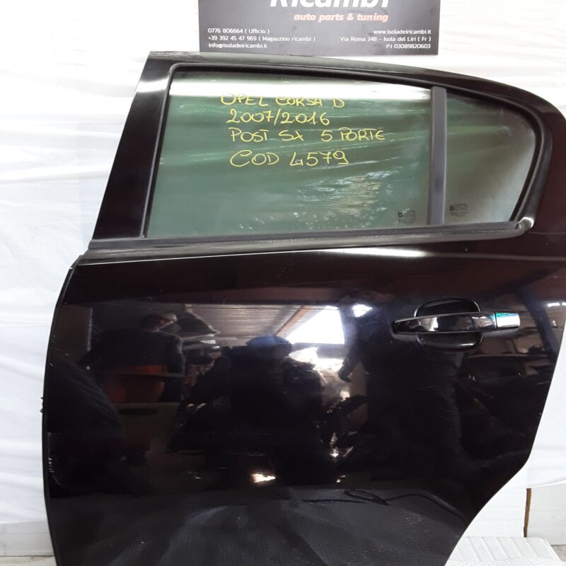 Sportello Usato -  Posteriore Sinistro Opel Corsa D 5 Porte Anno 2007/2016
