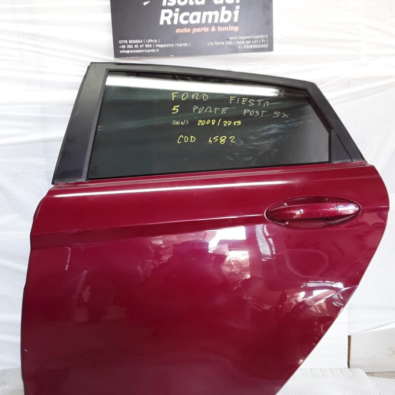 Sportello Usato -  Posteriore Sinistro Ford Fiesta 5 Porte Anno 2008/2015