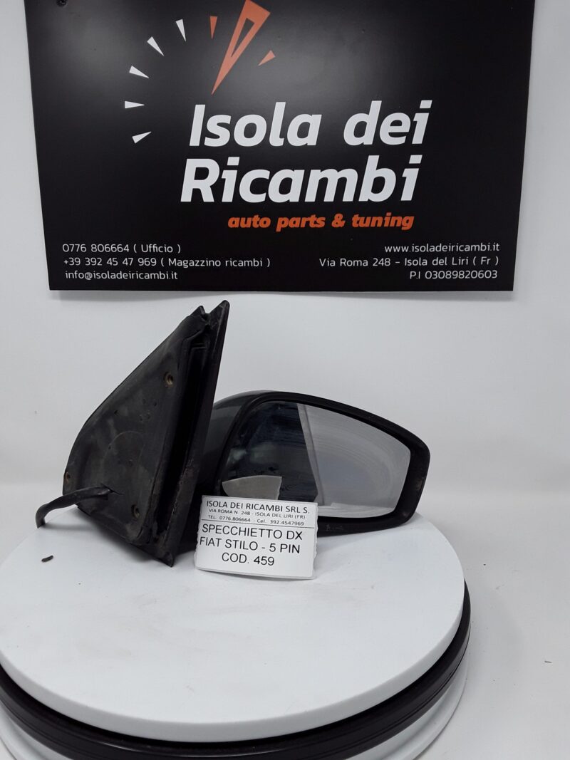 Specchietto Usato - Retrovisore Destro Fiat Stilo 5 Pin - No Sensore