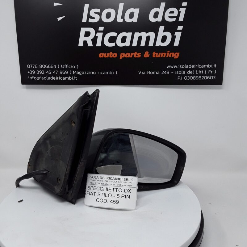 Specchietto Usato - Retrovisore Destro Fiat Stilo 5 Pin - No Sensore