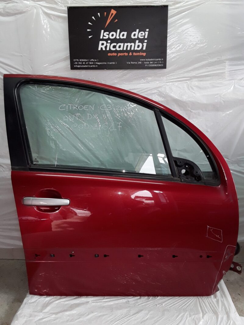 Sportello Usato - Anteriore Destro Citroen C 3 Anno 2008