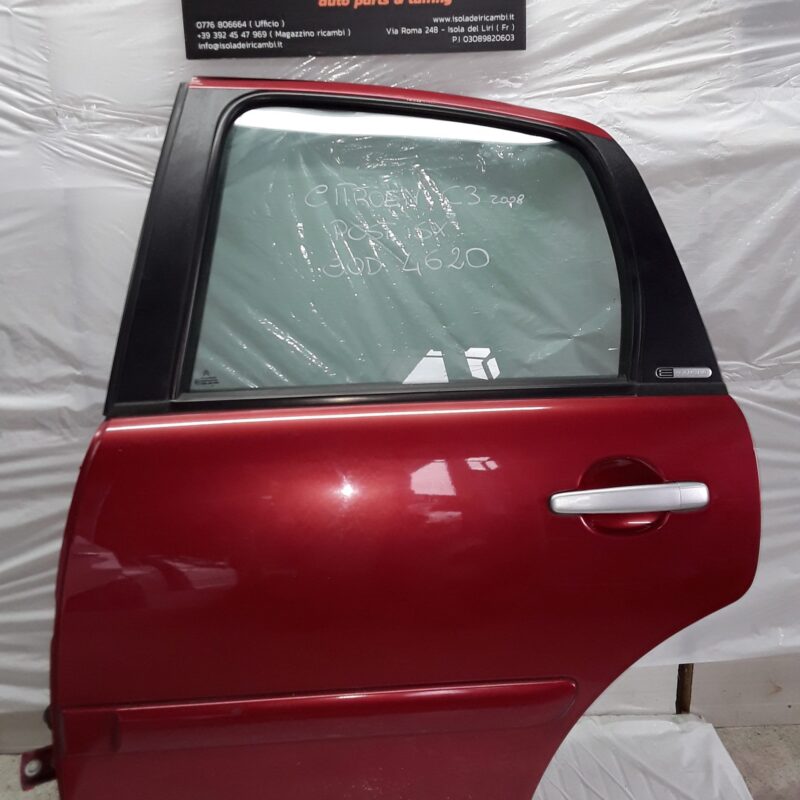 Sportello Usato -  Posteriore Sinistro Citroen C 3 Anno 2008