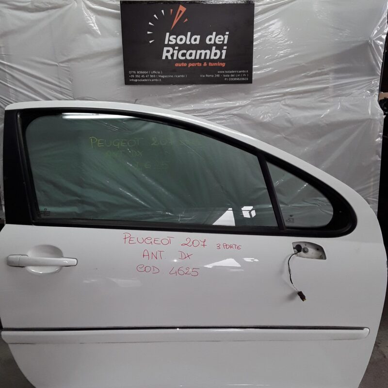 Sportello Usato - Anteriore Destro Peugeot 207