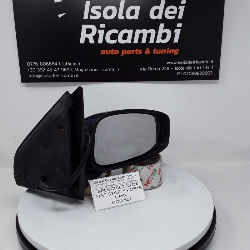 Specchietto Usato -  Retrovisore Destro Fiat Stilo 5 Porte 5 Pin