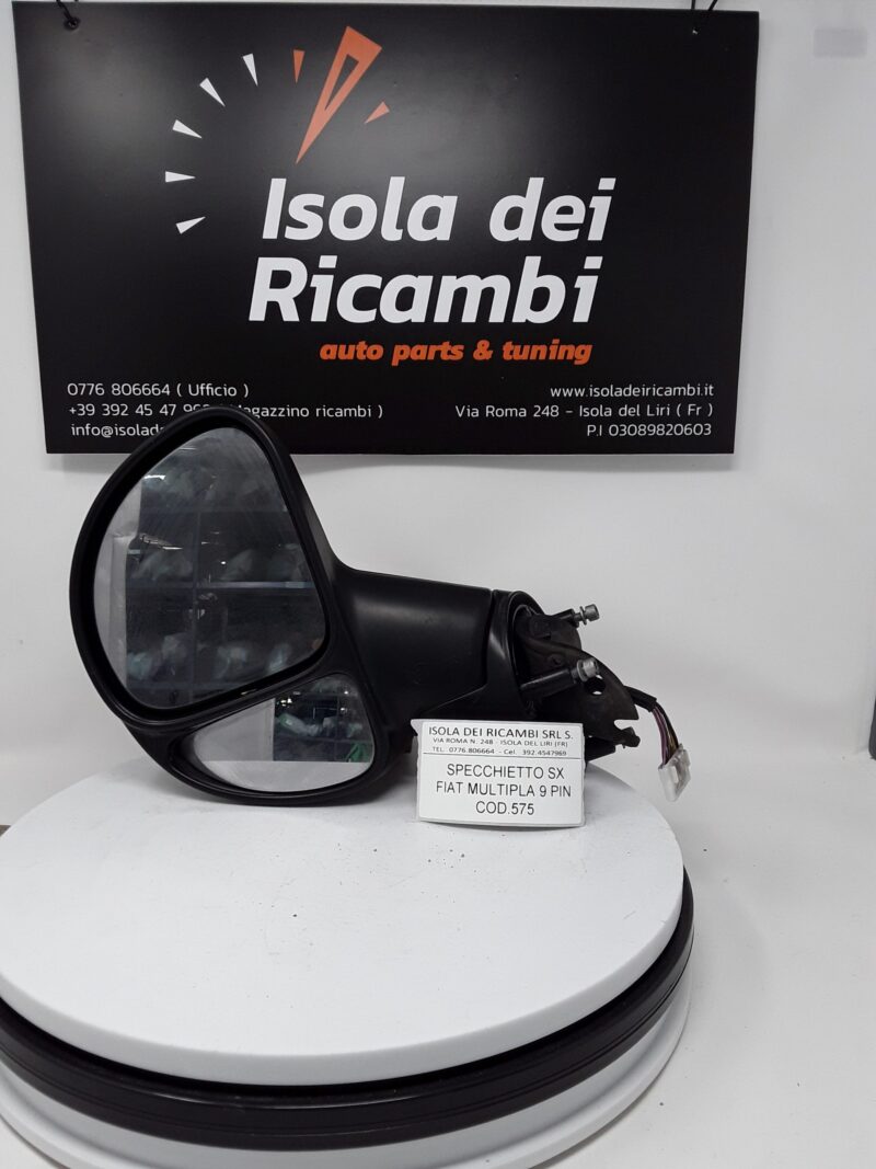 Specchietto Usato - Retrovisore Sinistro 9 Pin Fiat Multipla