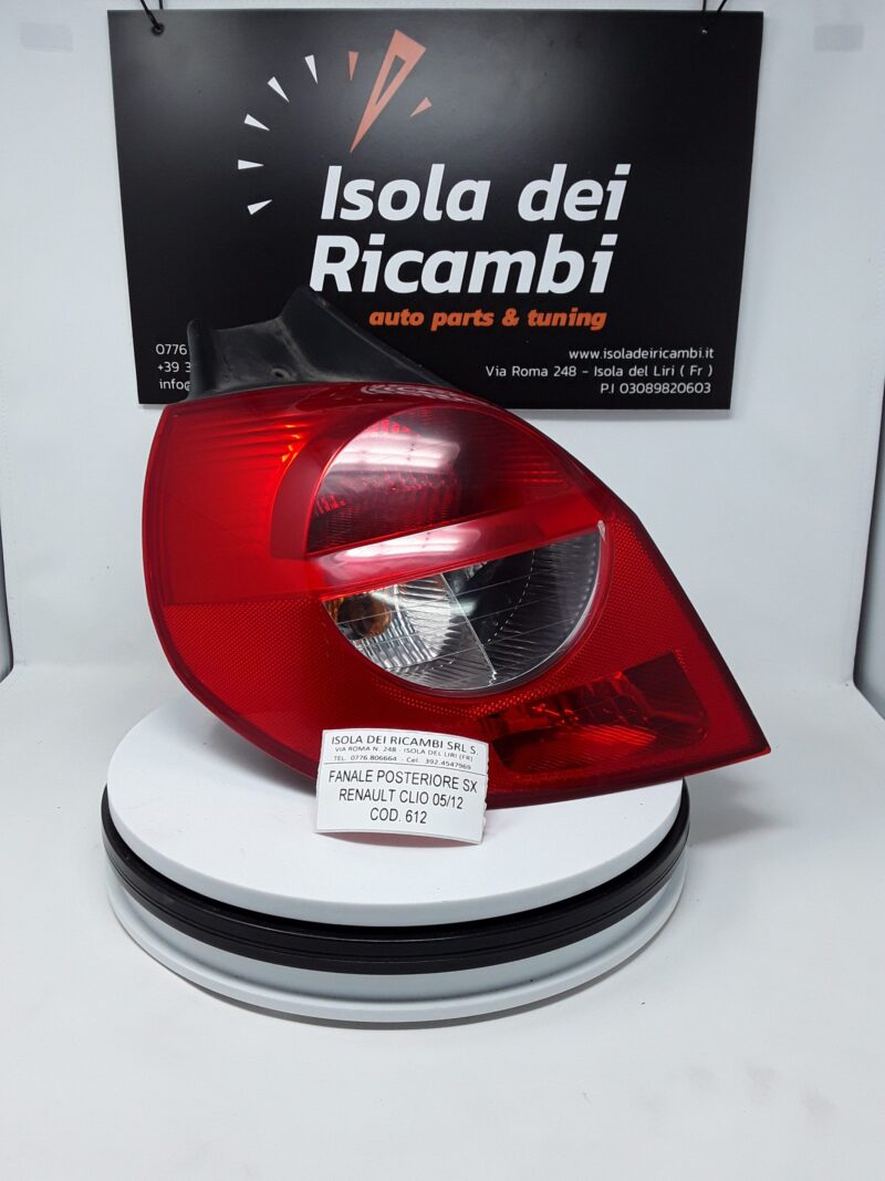 Fanale  Usato - Posteriore Sinistro Renault Clio Anno 2005/2012