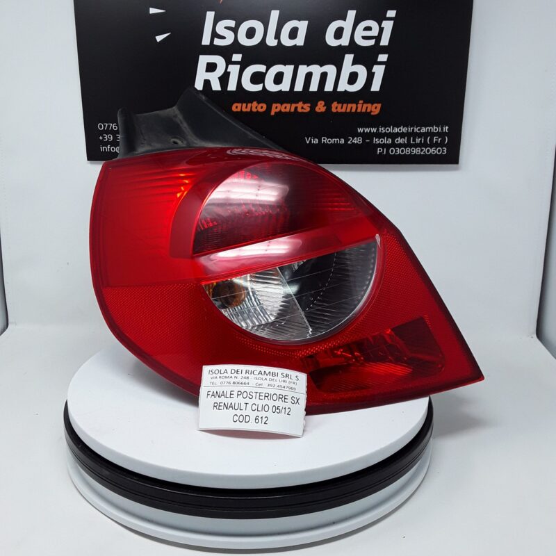 Fanale  Usato - Posteriore Sinistro Renault Clio Anno 2005/2012