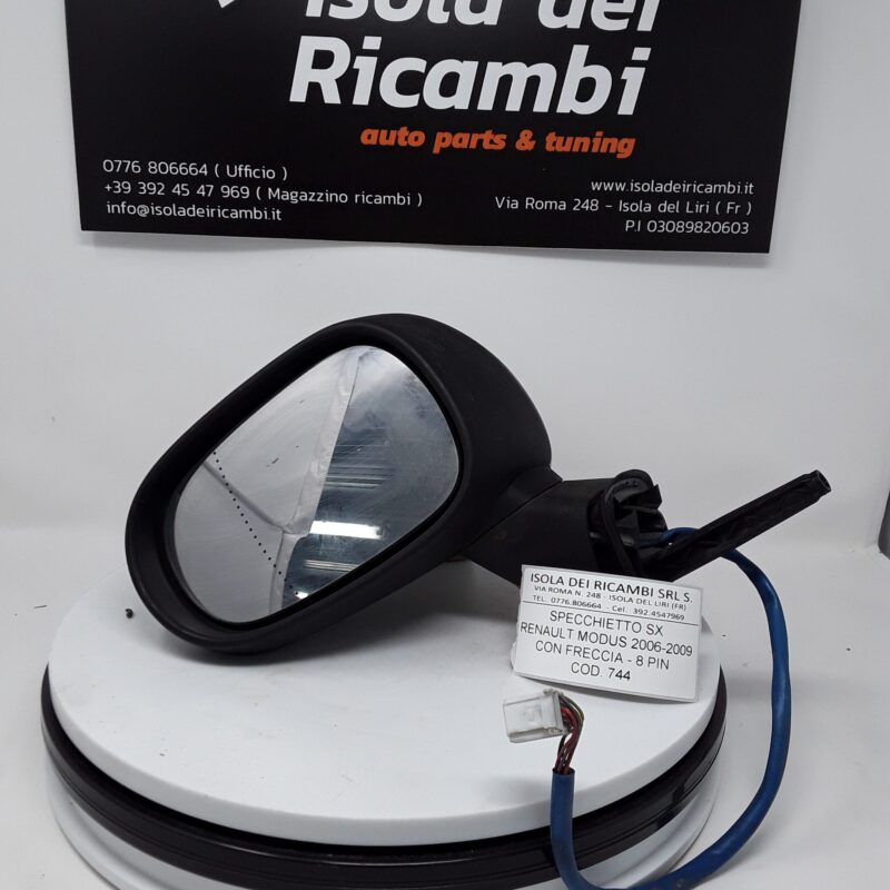 Specchietto Usato -  Retrovisore Sinistro 8 Pin Con Freccia Renault Modus Anno 2006/2009