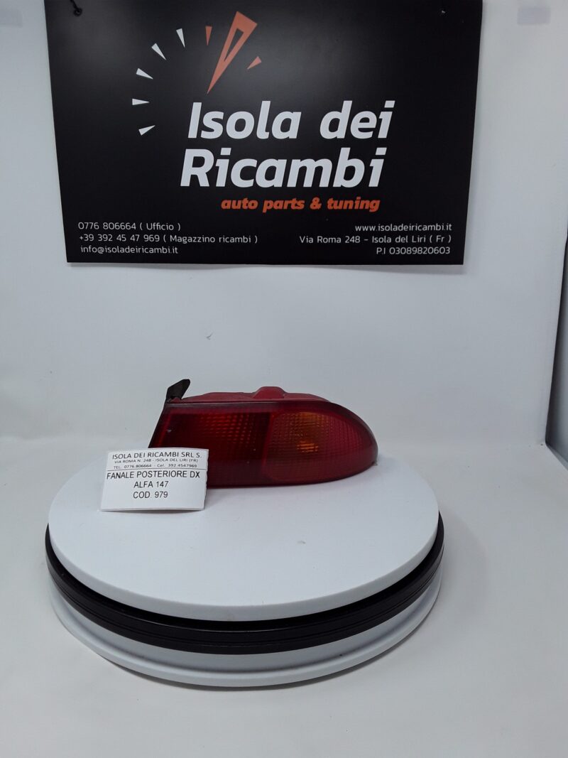 Fanale Usato -  Posteriore Destro Alfa 147