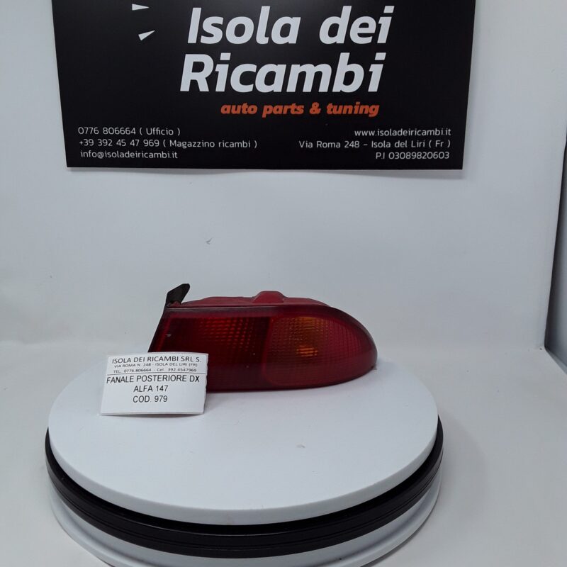 Fanale Usato -  Posteriore Destro Alfa 147