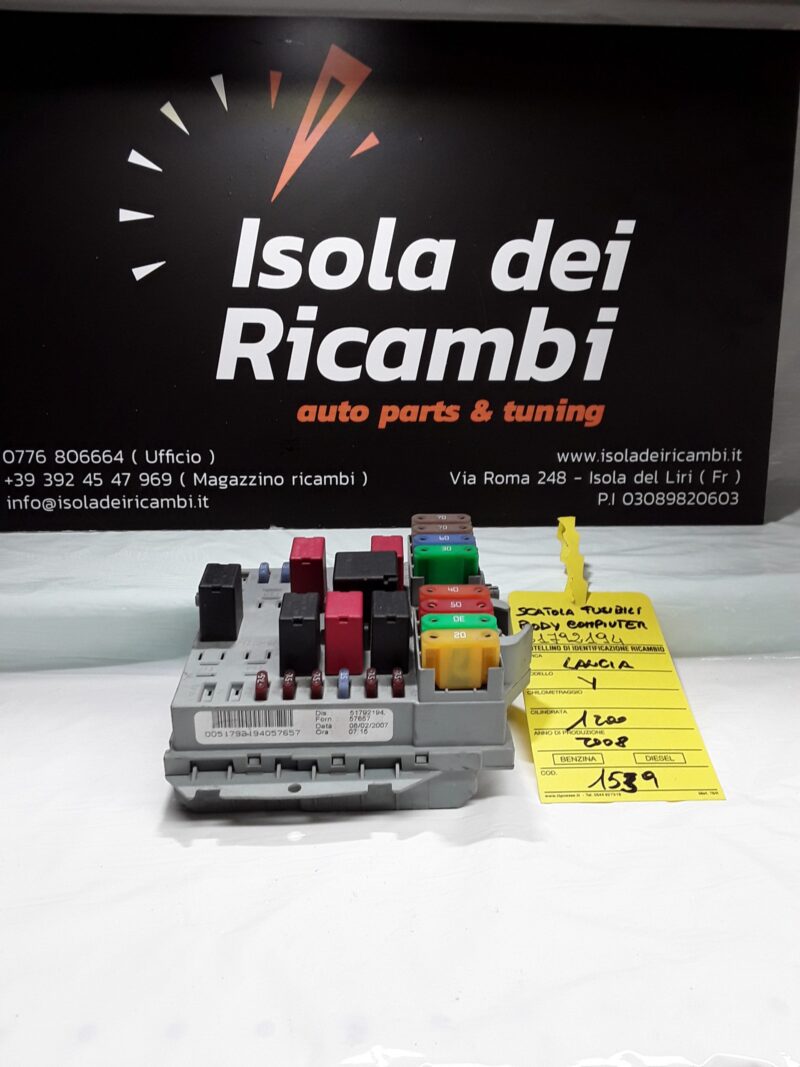 Body Computer Usato - Centralina Fusibili Lancia Ypsilon  1.2cc Benzina Anno 2003/2011