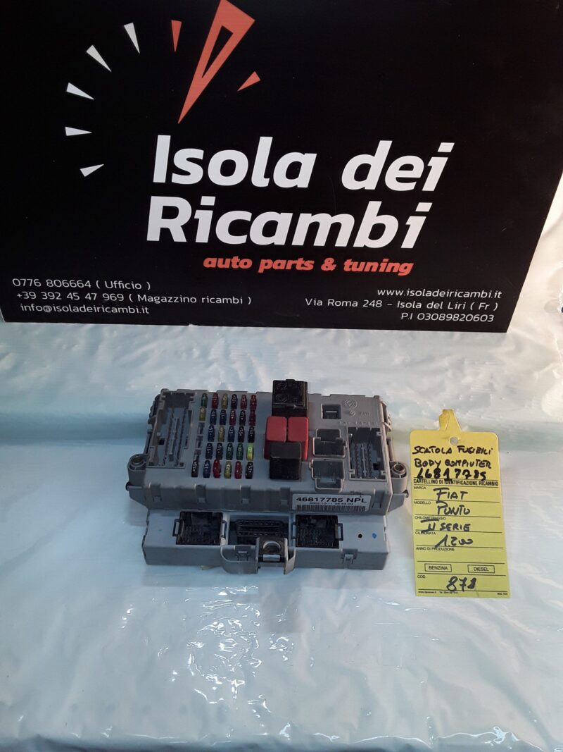 Body Computer Usato - Centralina Fusibile Fiat Punto 2 Serie 1.2