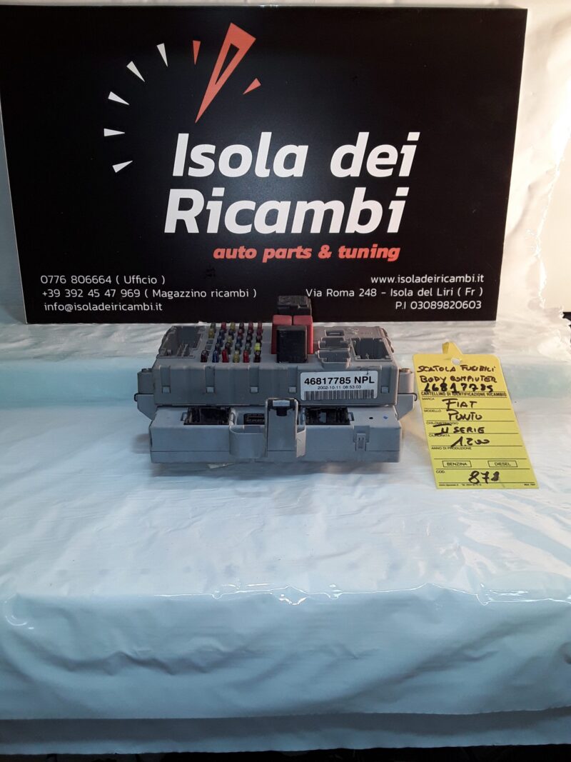 Body Computer Usato - Centralina Fusibile Fiat Punto 2 Serie 1.2