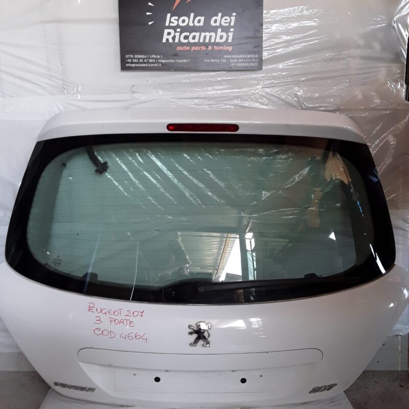 Cofano Usato -  Posteriore Peugeot 207