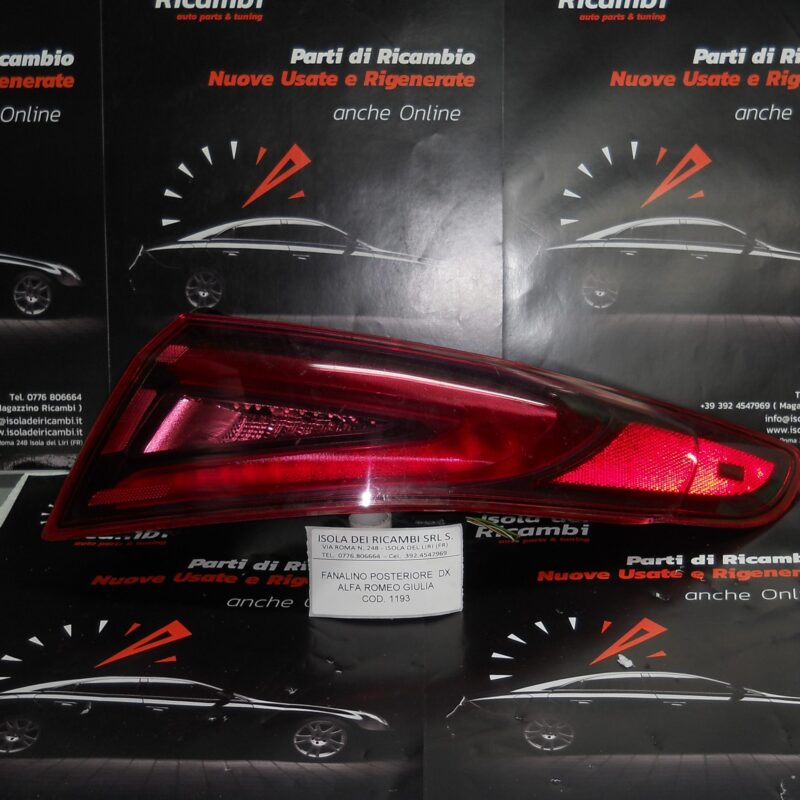 Fanalino Usato – Posteriore Dx Alfa Romeo Giulia