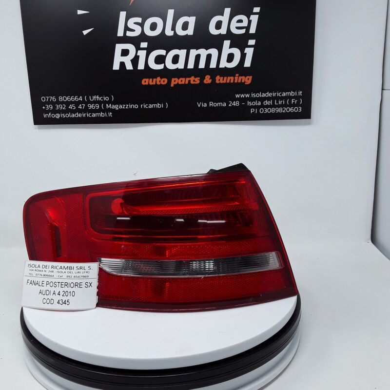 Fanale Usato – Posteriore Sx Audi A4 Anno 2010