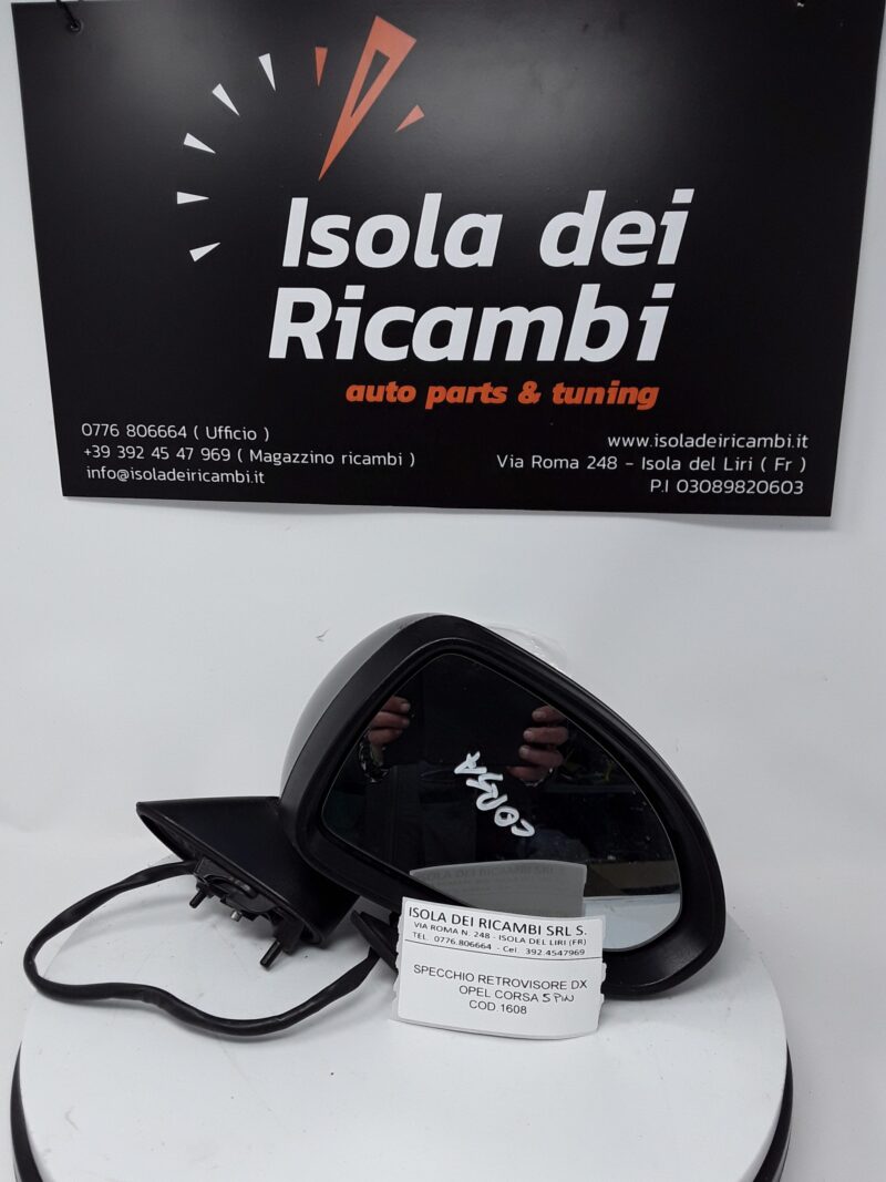 Specchietto Usato – Retrovisore Destro Opel Corsa 5 Pin