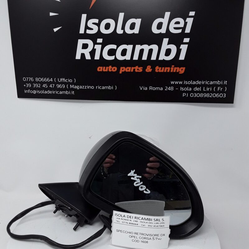 Specchietto Usato – Retrovisore Destro Opel Corsa 5 Pin