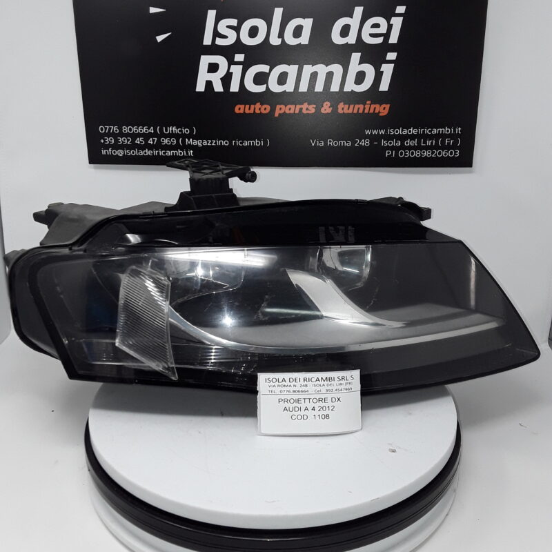 Fanale Usato - Anteriore Sinistro Audi A4 Anno 2012