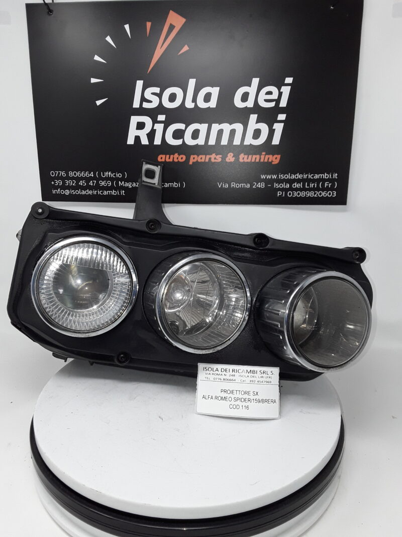 Fanale Usato - Anteriore Destro Alfa Spider / 159 / Brera
